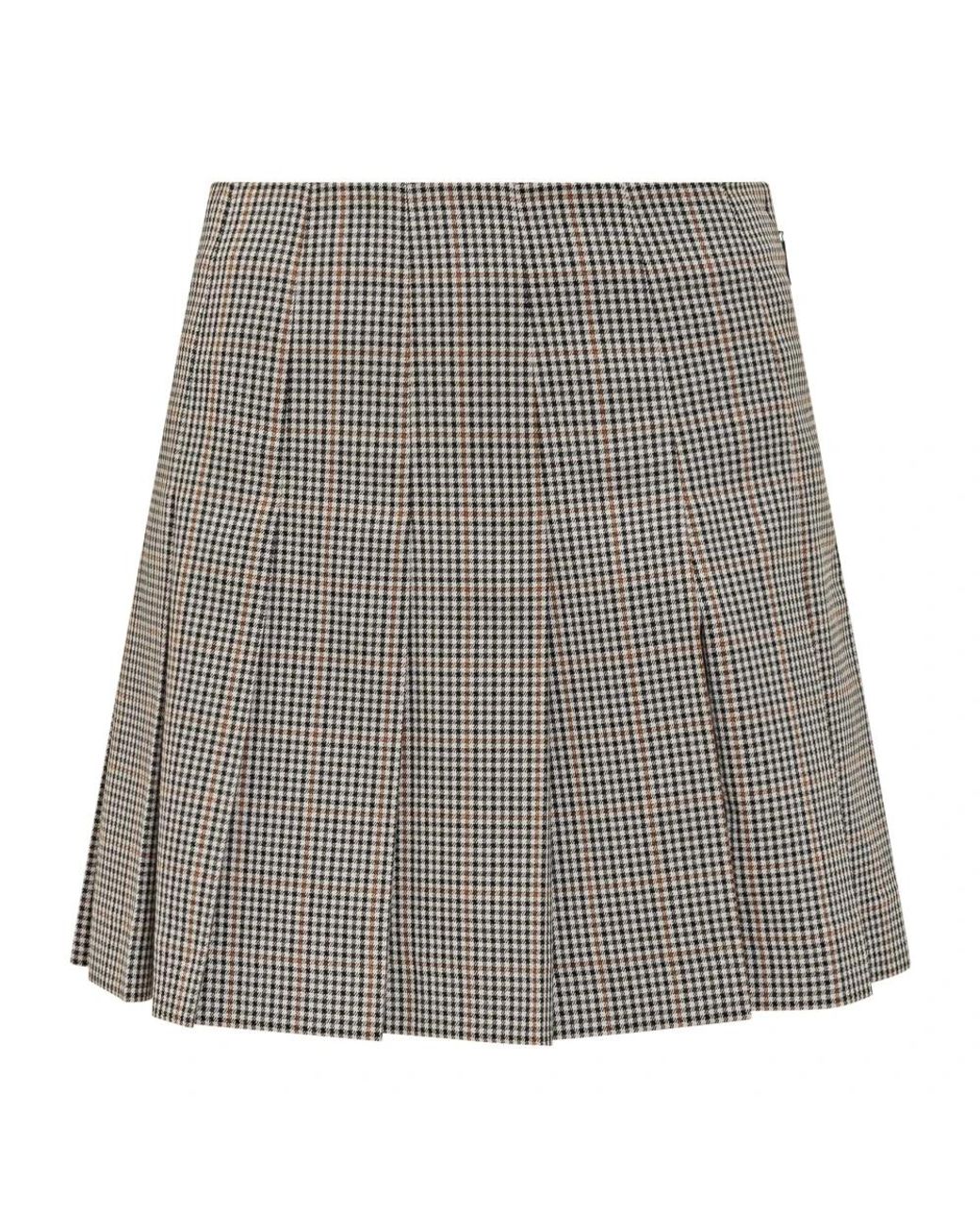 MSGM Gray Short Skirts