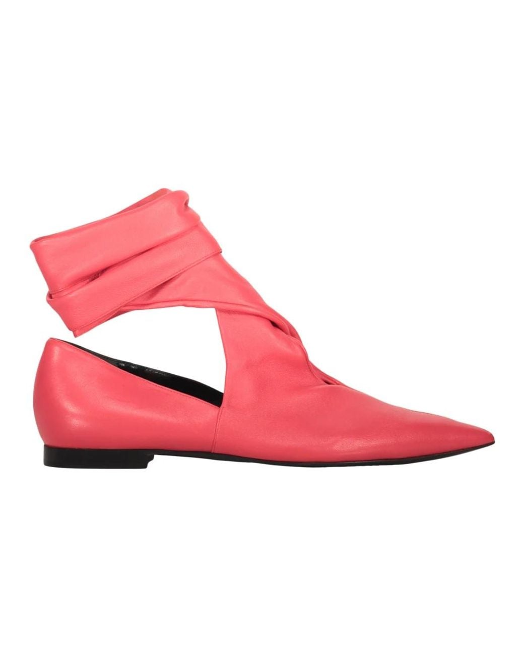 Cedric Charlier Pink Ballerina Shoes