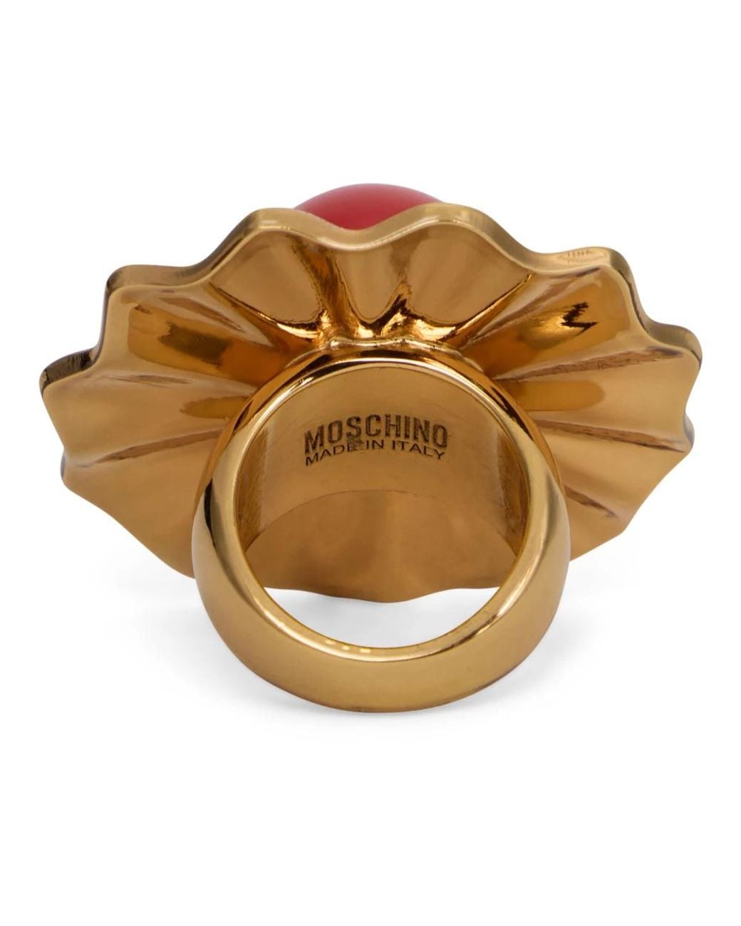 Moschino Red Rings