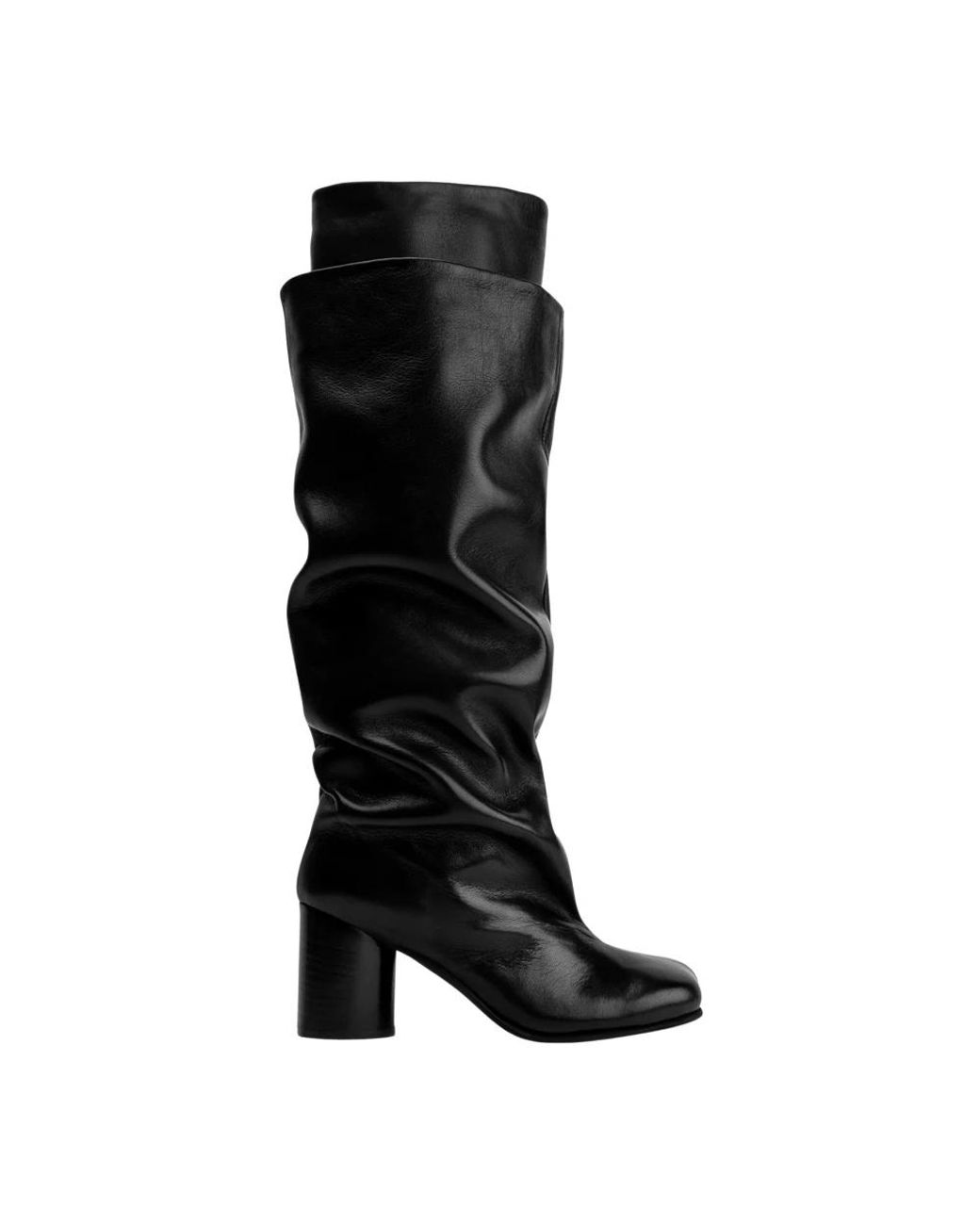 Poeve Black Heeled Boots