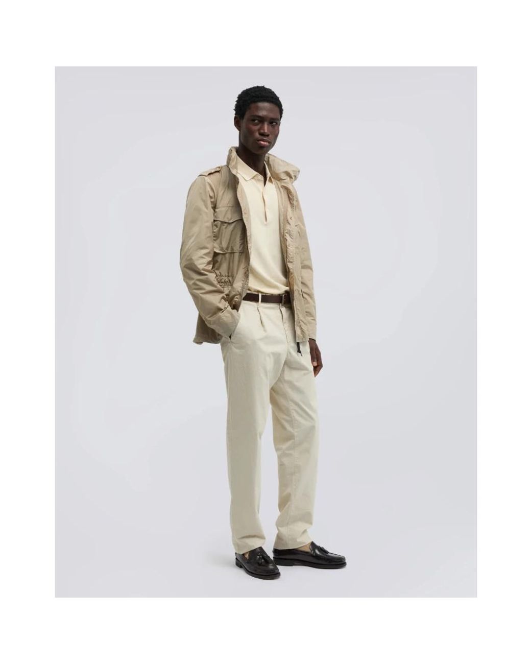 Aspesi Mini Field Jacket in Natural für Herren
