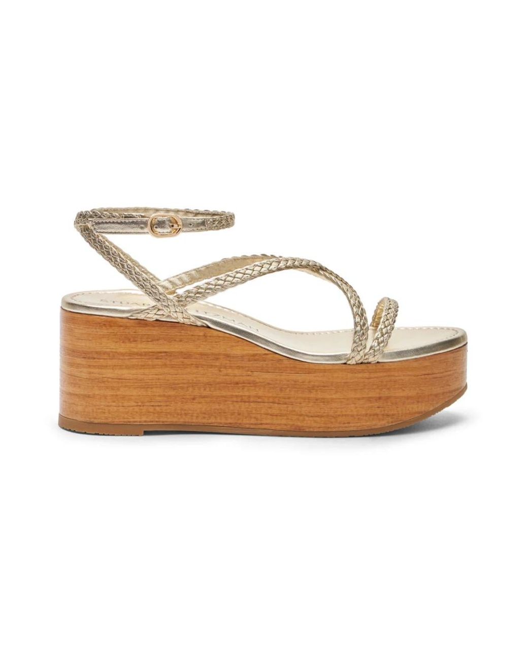 Stuart Weitzman White Wedges
