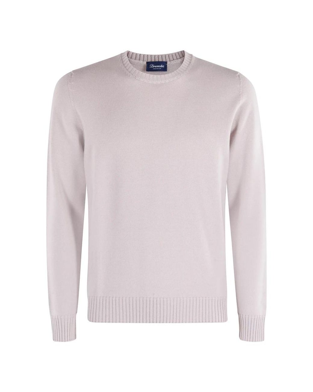 Drumohr Purple Round-Neck Knitwear for men