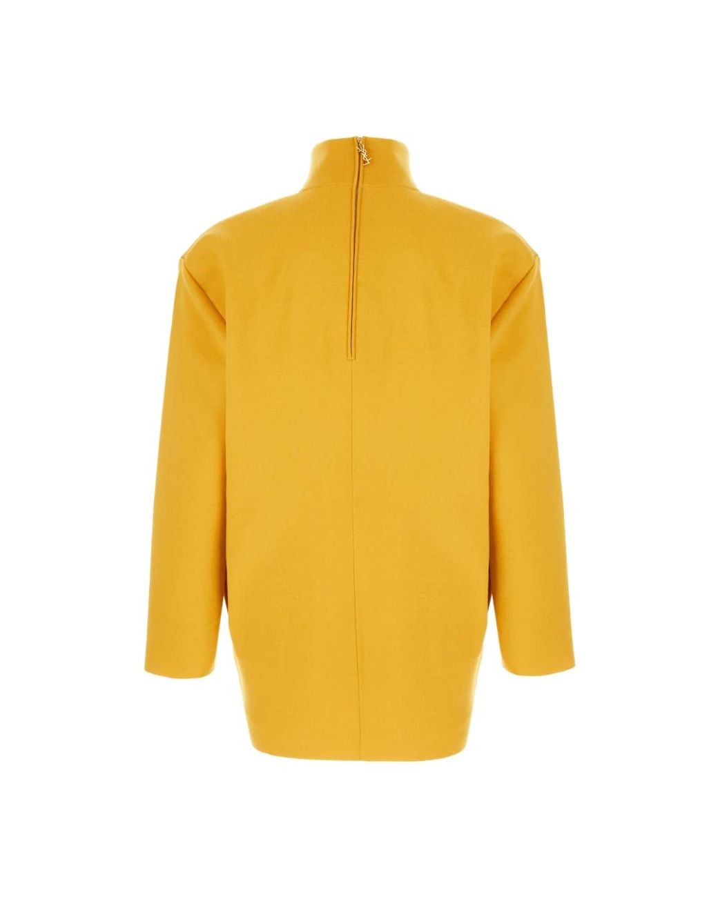 Saint Laurent Yellow Knitted Dresses