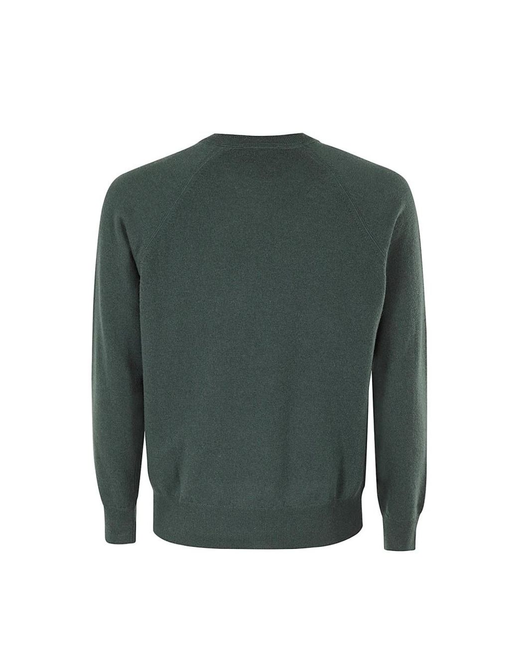 Kangra Green Round-Neck Knitwear for men