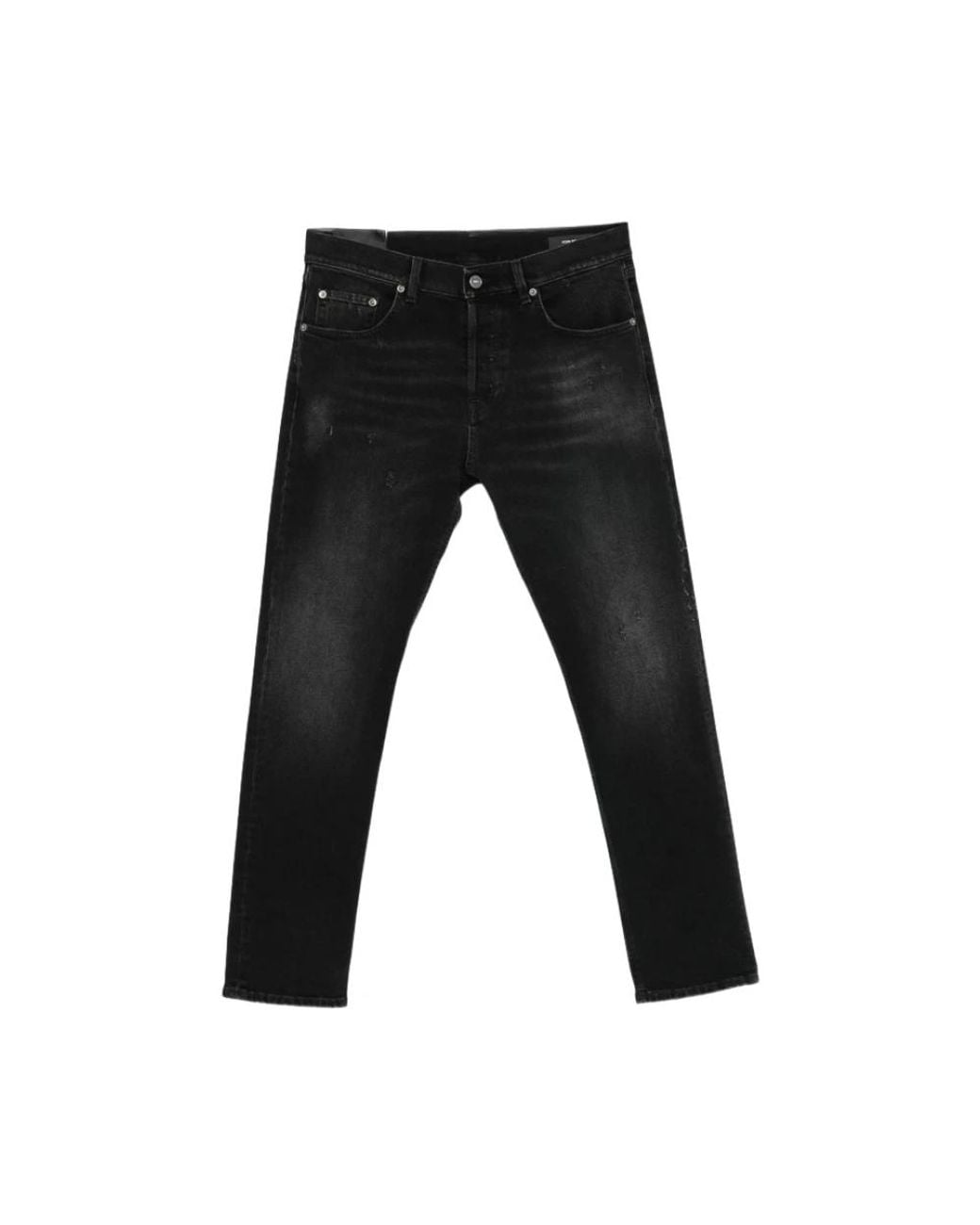 Dondup Black Slim Fit Jeans for men