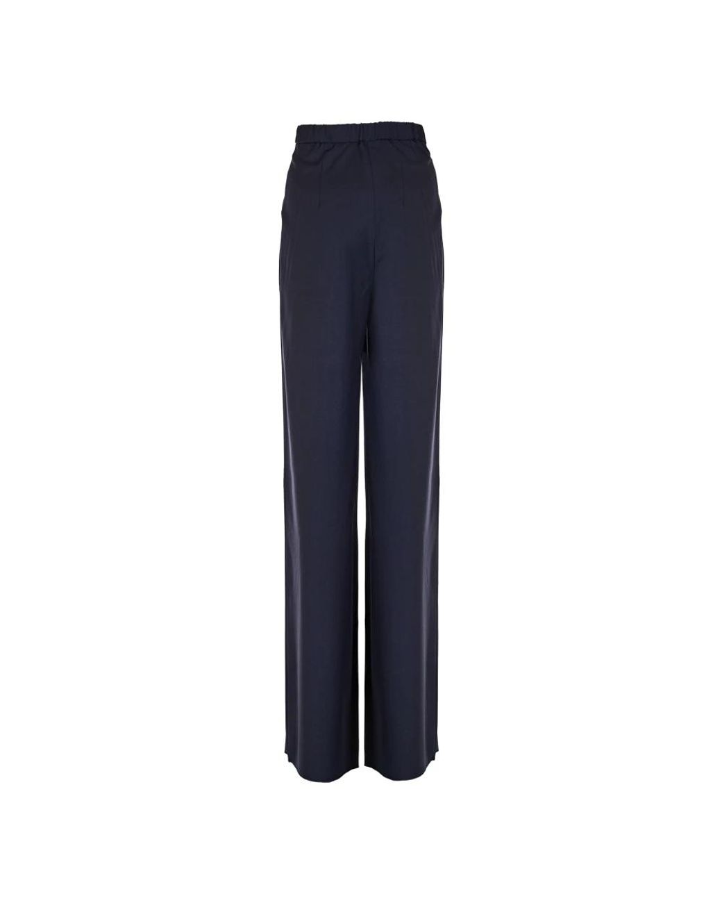 Max Mara Blue Wide Trousers