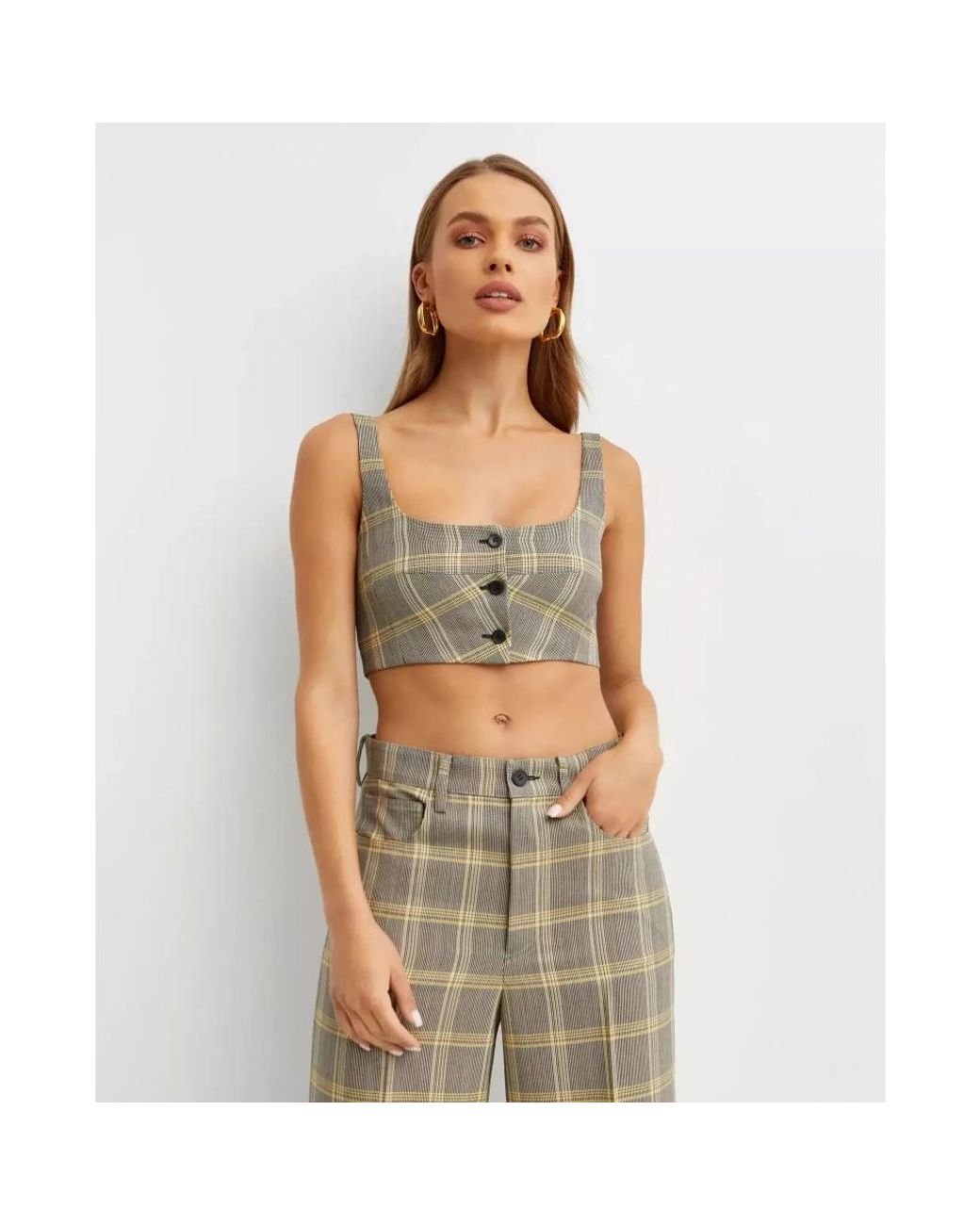 Marni Gray Sleeveless Tops