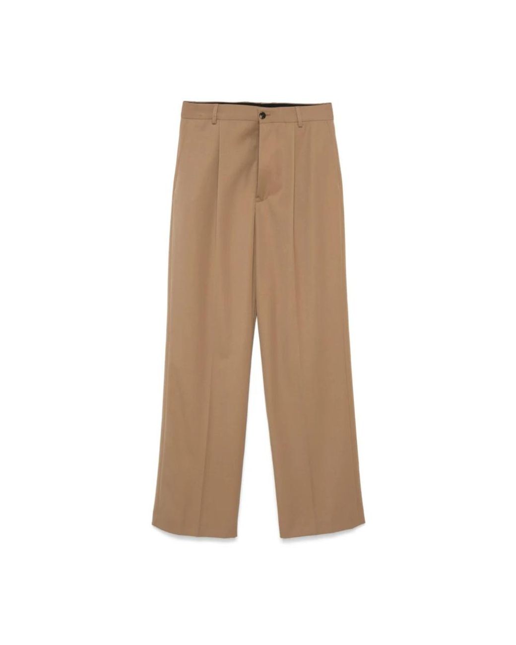 Dries Van Noten Wijde Broek in het Natural voor heren