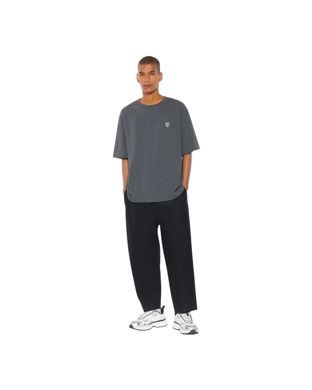 Maison Kitsuné Black T-Shirts for men