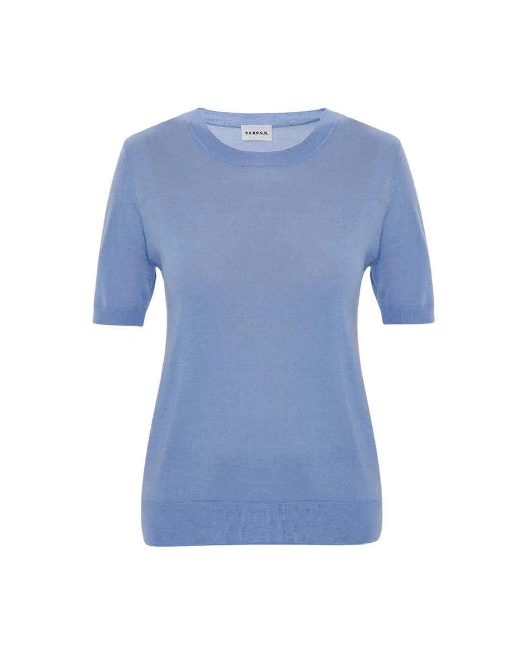 P.A.R.O.S.H. Blue Round-Neck Knitwear