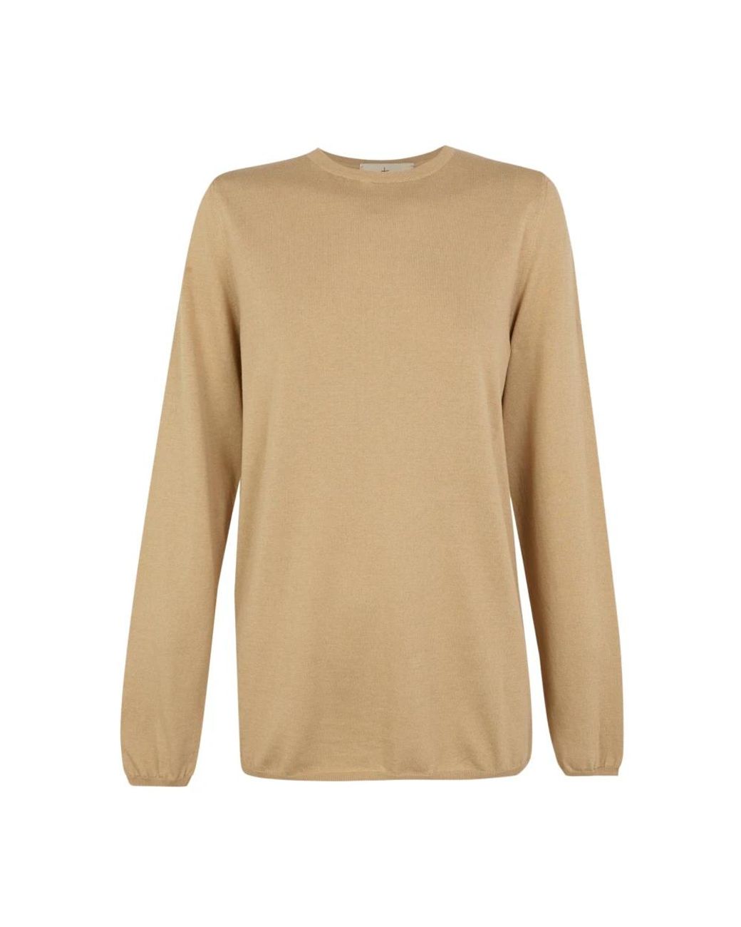 Cortana Natural Round-Neck Knitwear