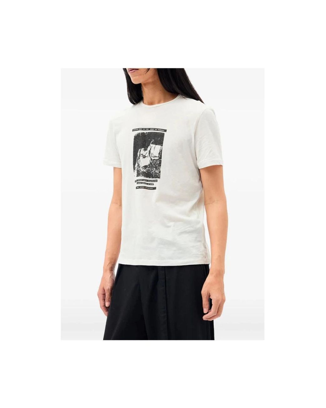 Ann Demeulemeester White T-Shirts for men