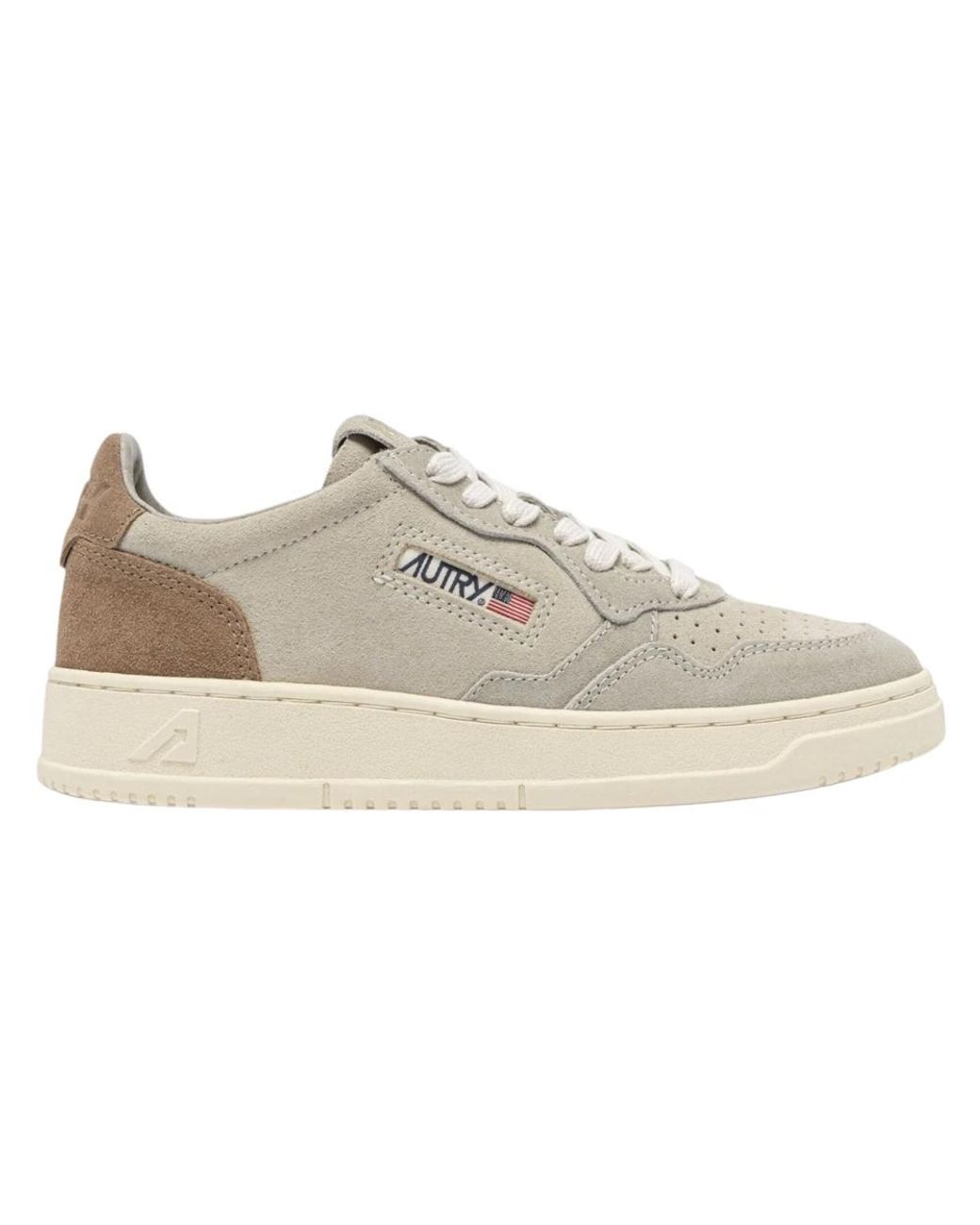 Autry Multicolor Pelican Suede Leather Shoes