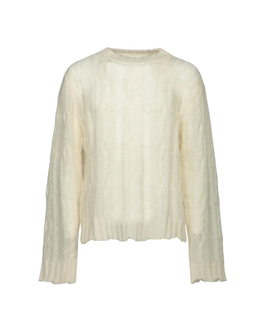 Séfr White Round-Neck Knitwear for men