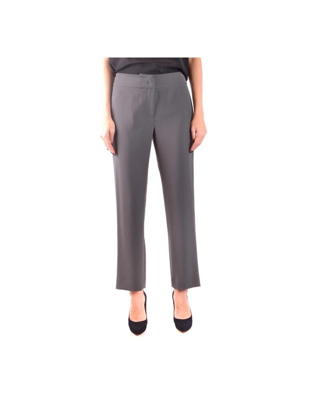 Armani Gray Straight Trousers