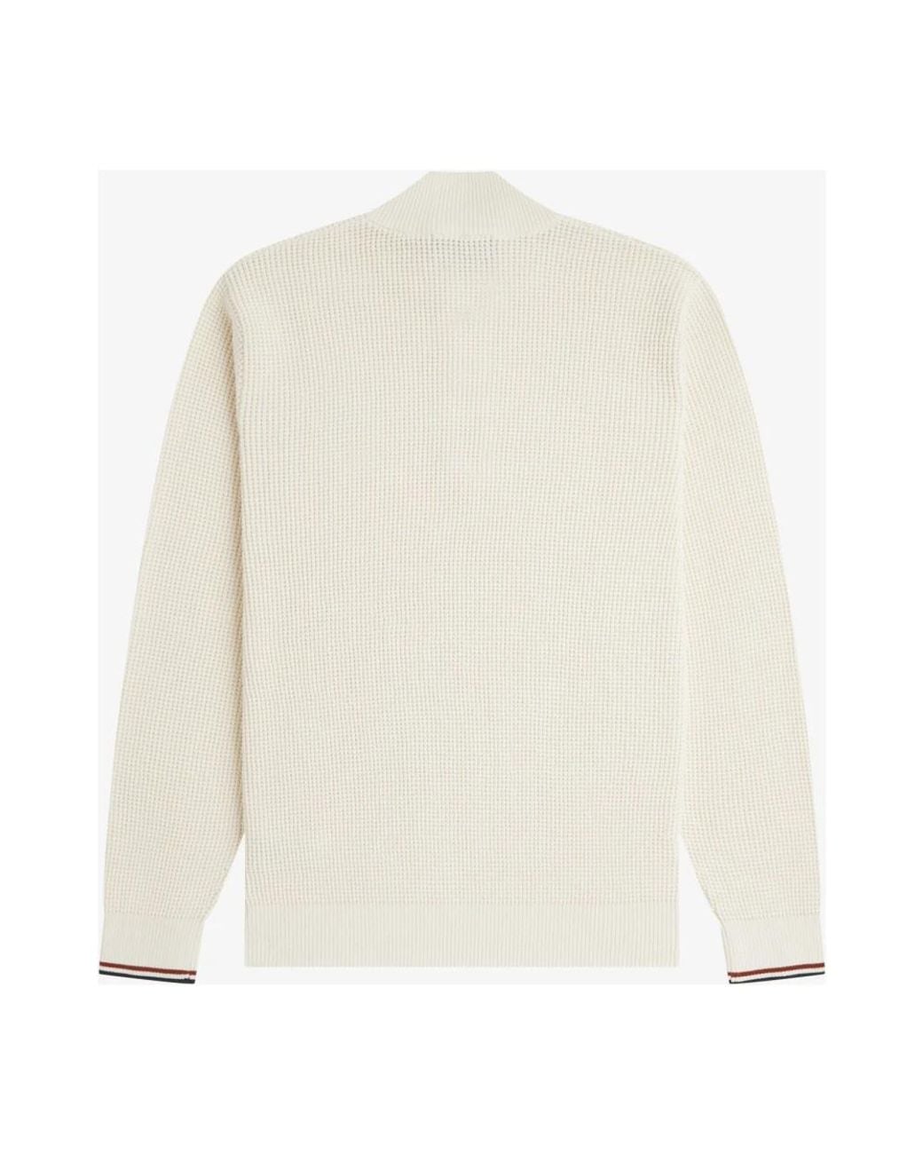 Fred Perry Rollkragenpullover in White für Herren