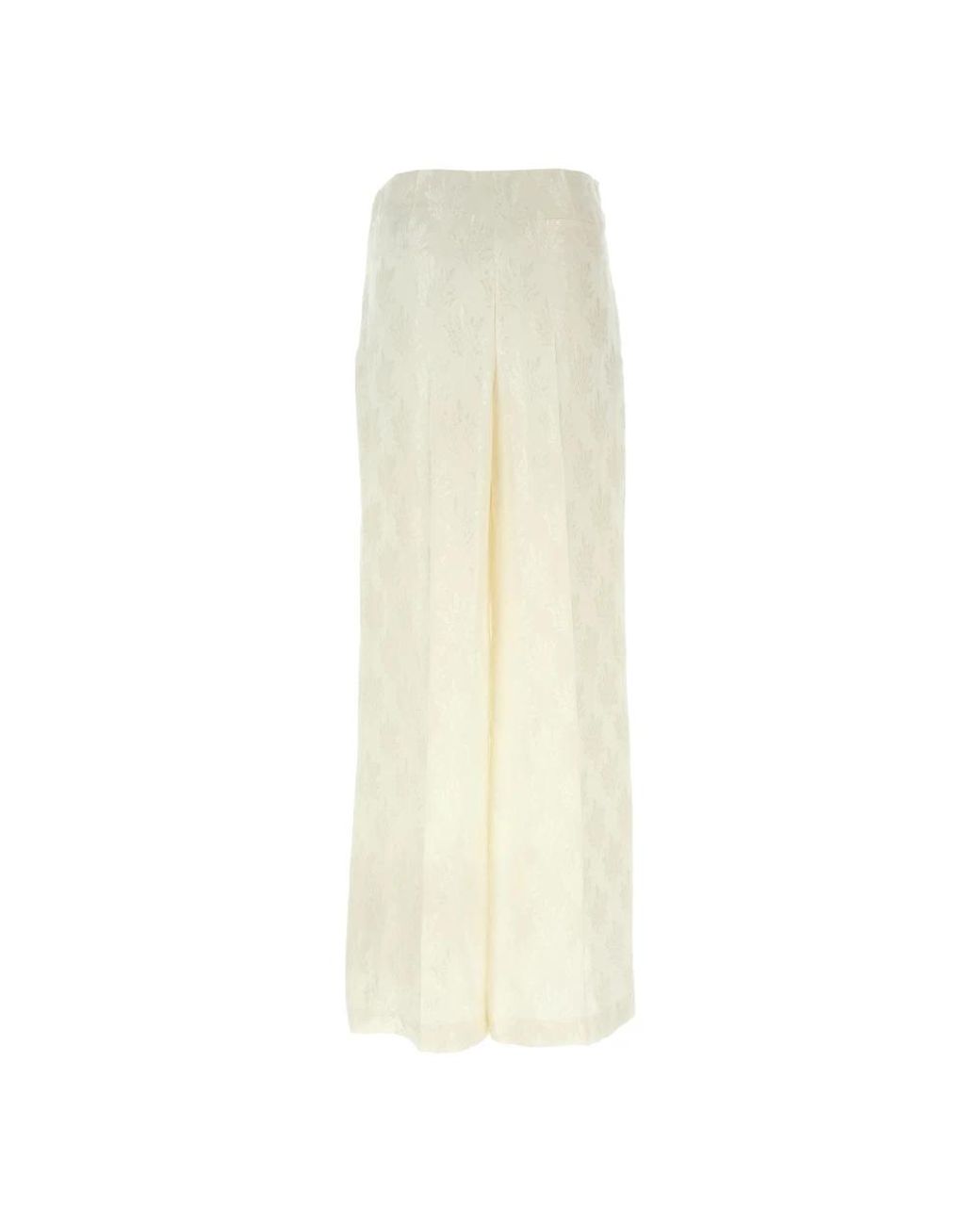 Fendi Natural Wide Trousers