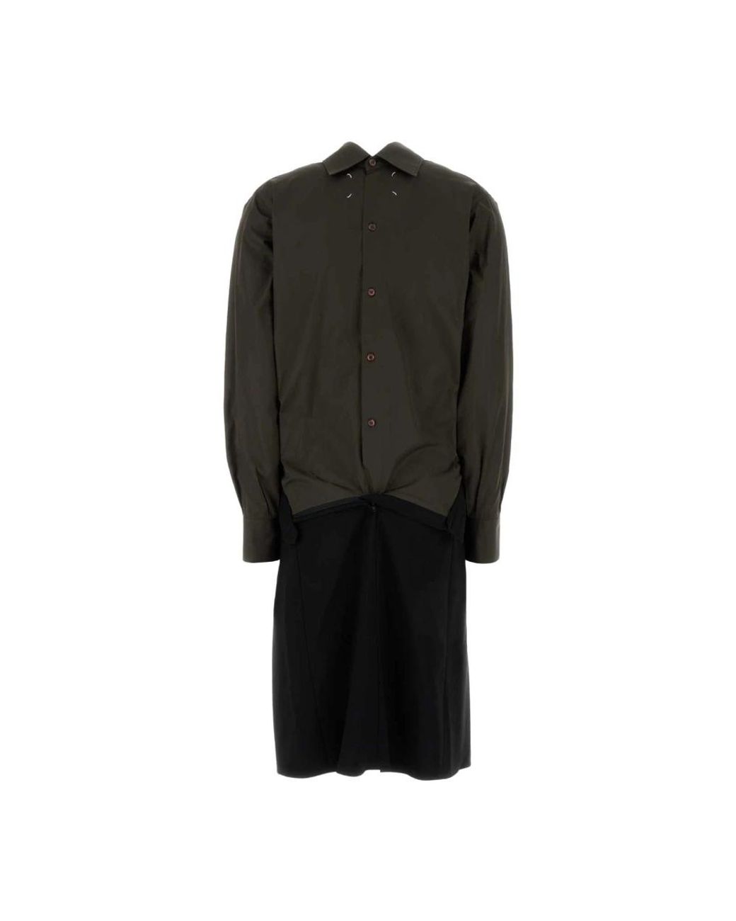 Maison Margiela Black Shirt Dresses