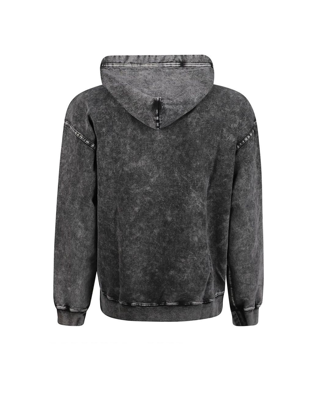 DIESEL Gray Hoodies for men