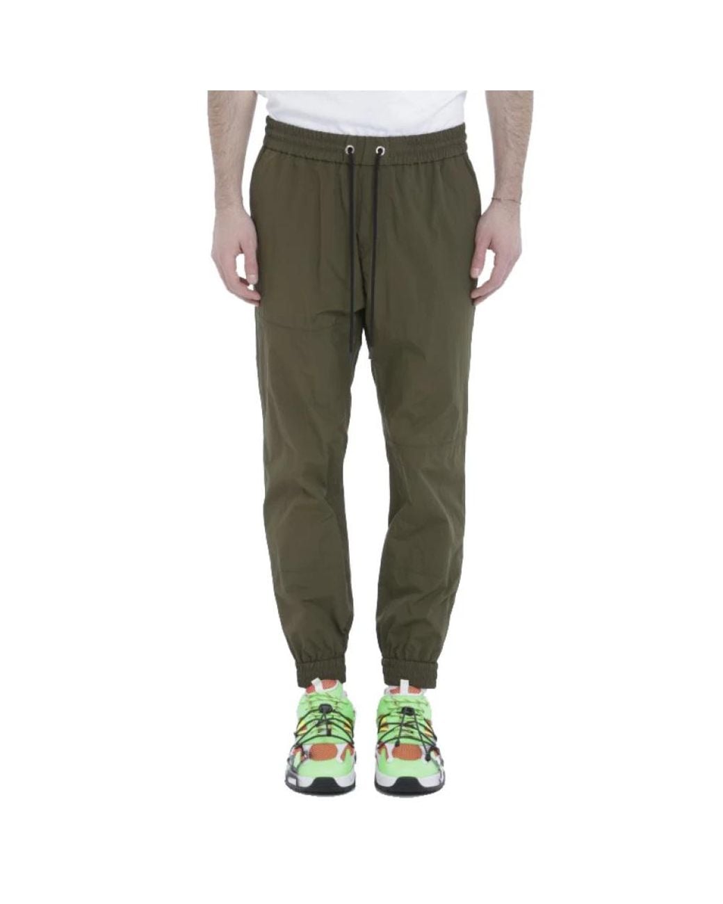 Iceberg Green Slim-Fit Trousers for men