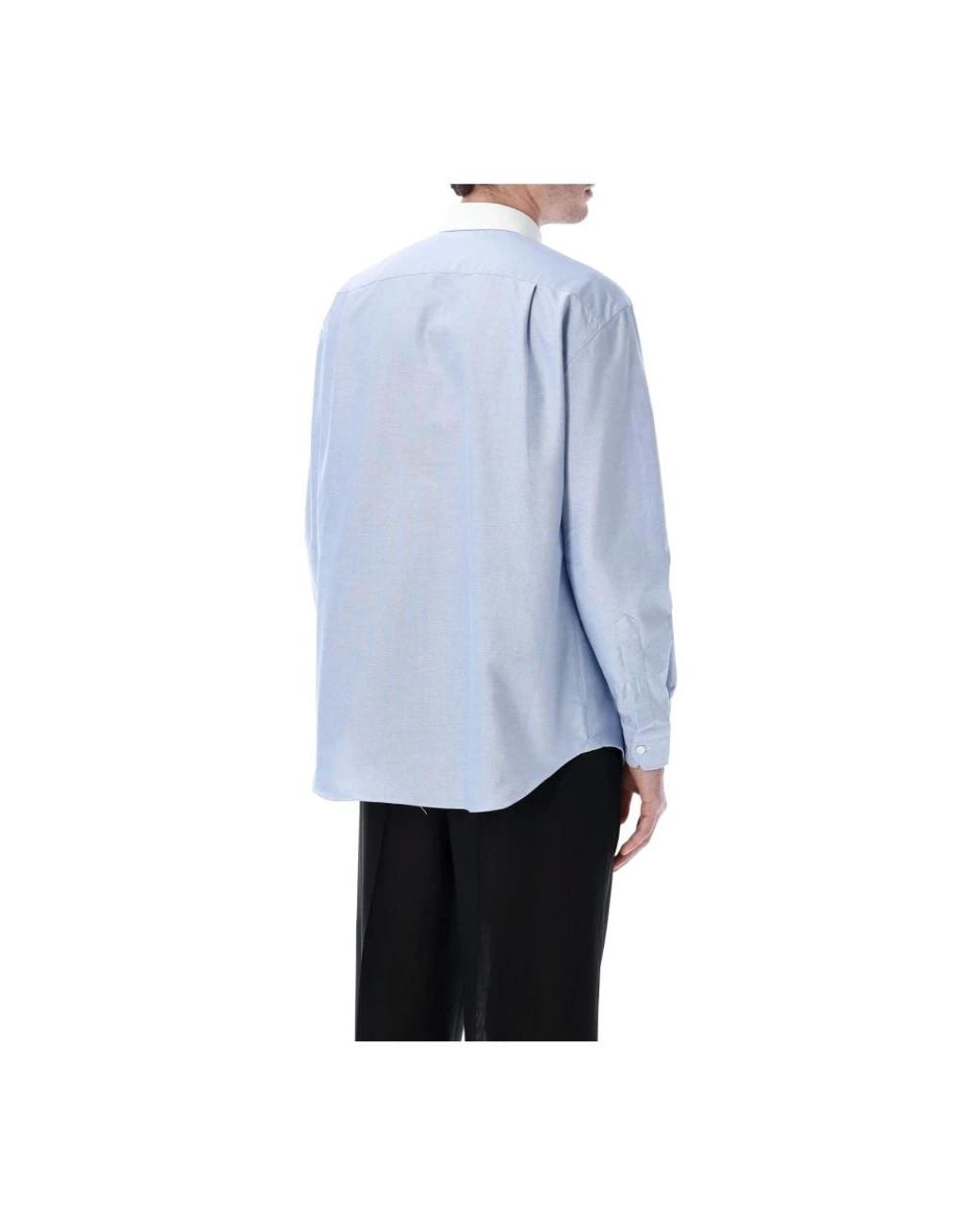 Salvatore Piccolo Blue Casual Shirts for men