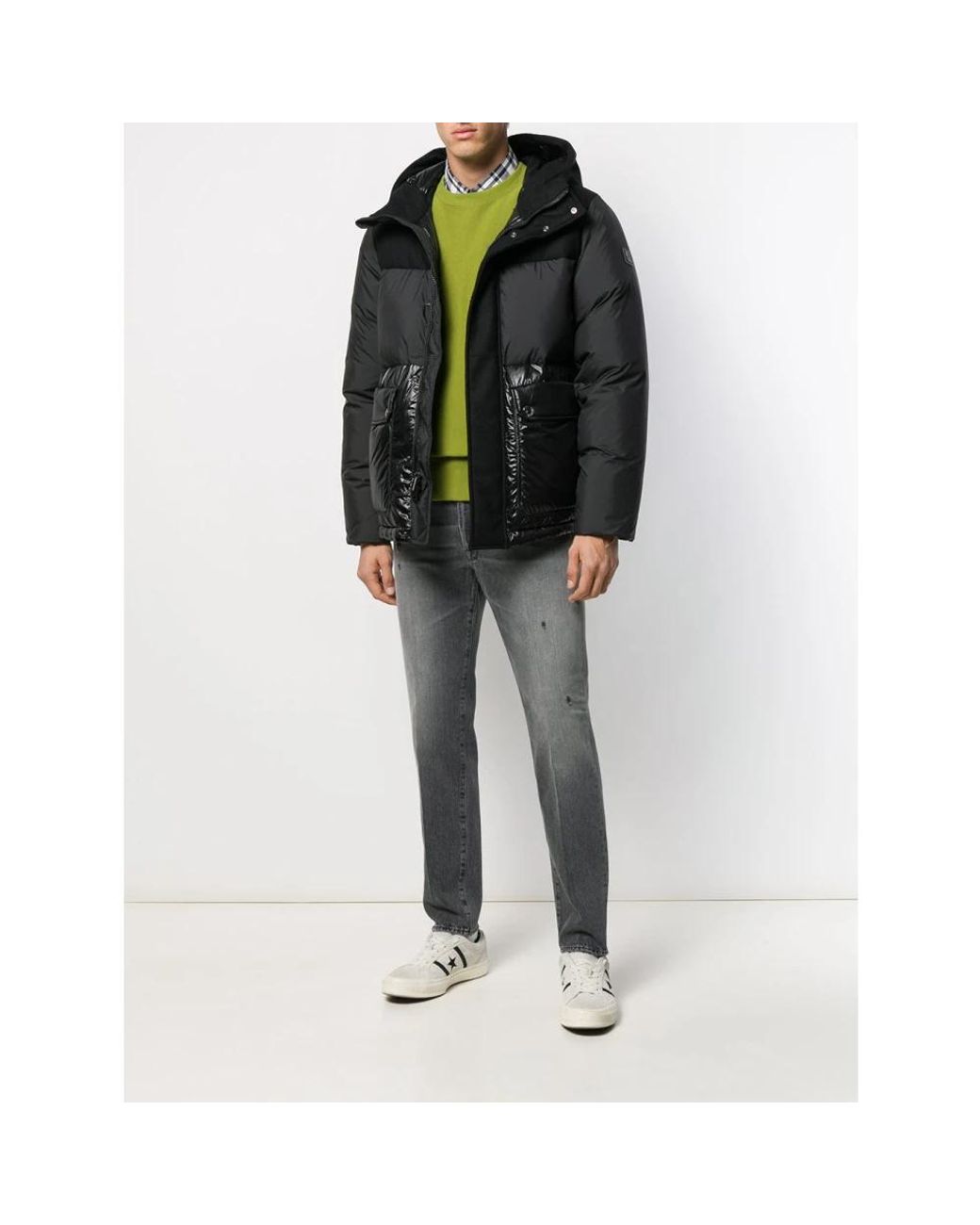 Woolrich Black Down Jackets for men