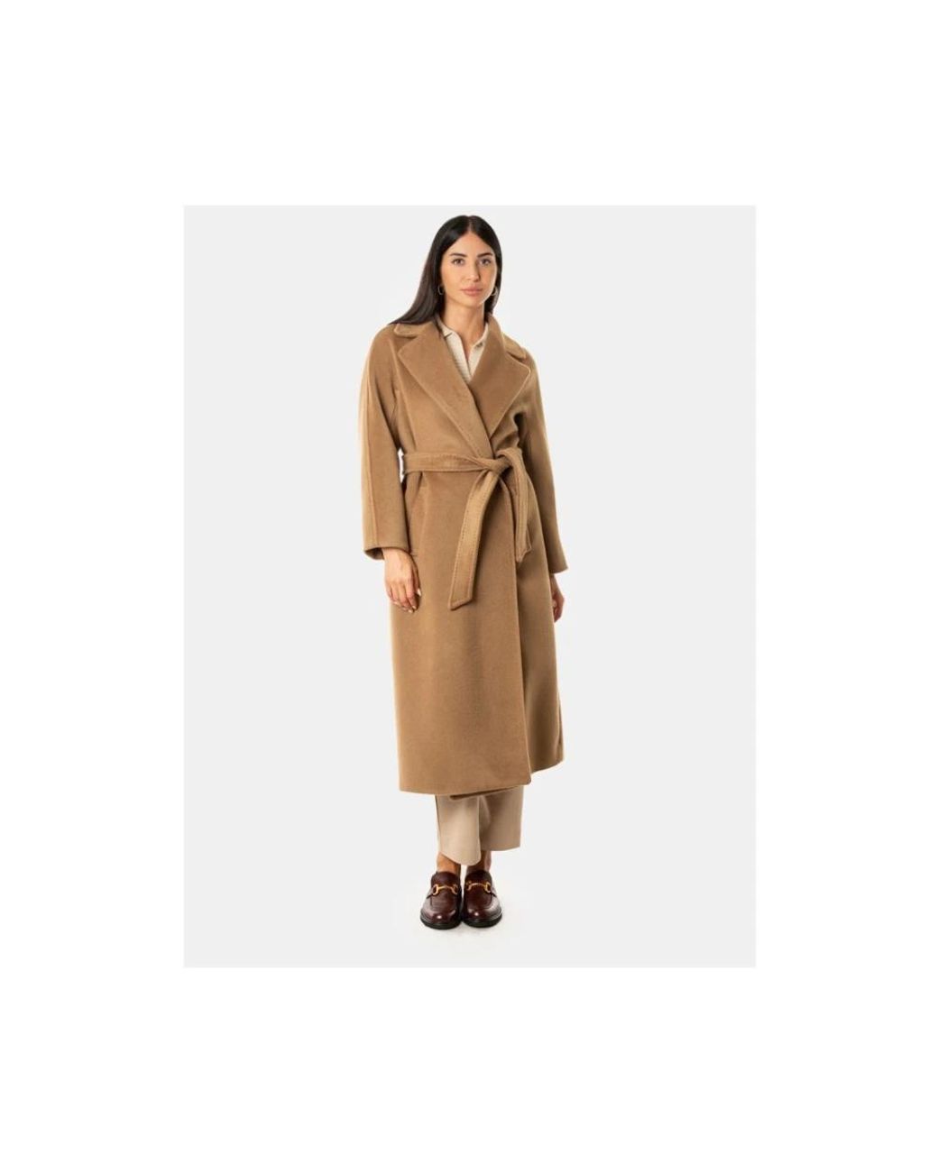 Weekend by Maxmara Brown Belted Coats