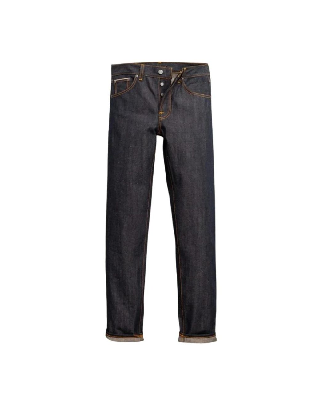 Nudie Jeans Gray Straight Fit Jeans for men