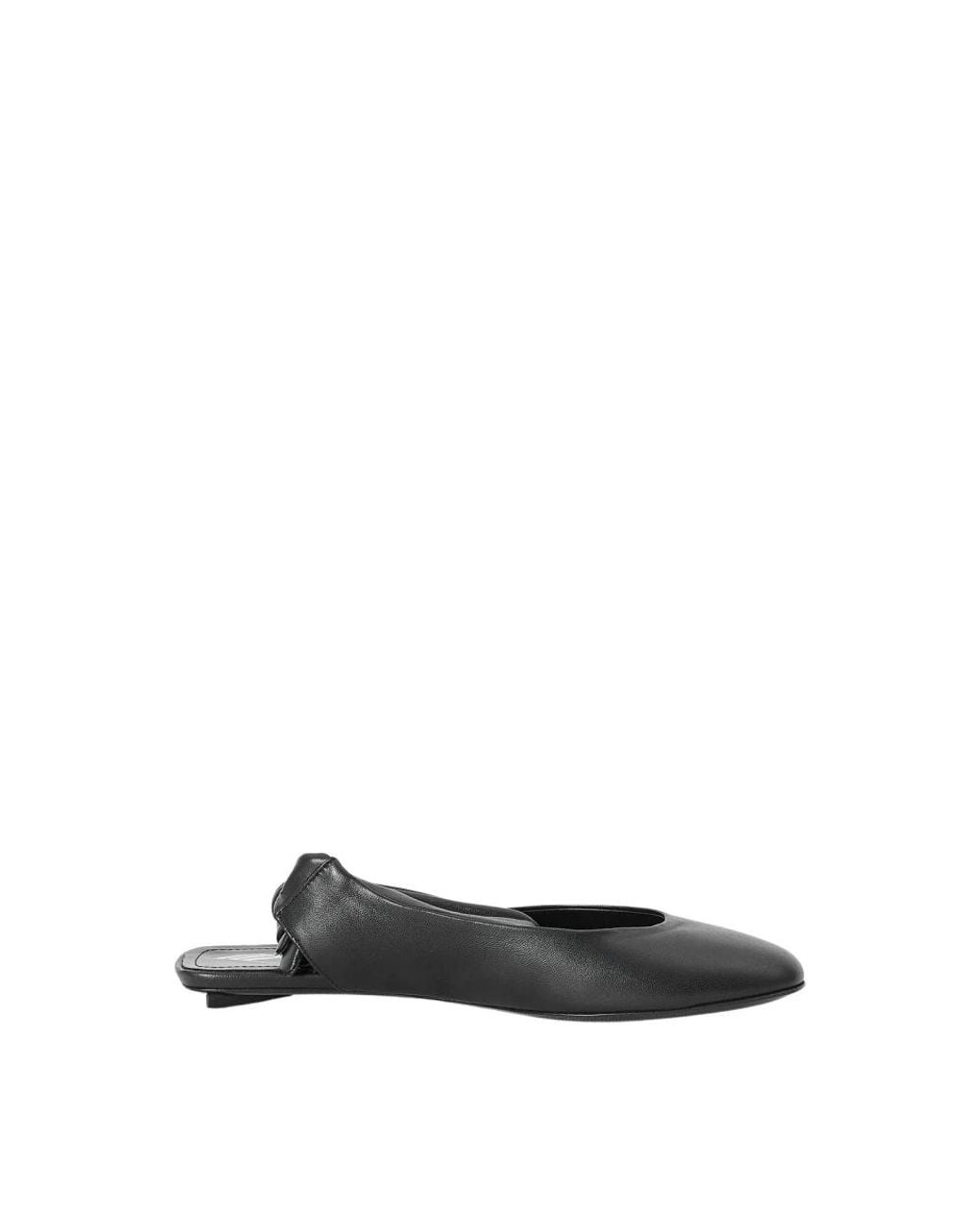 The Attico Black Ballerina Shoes