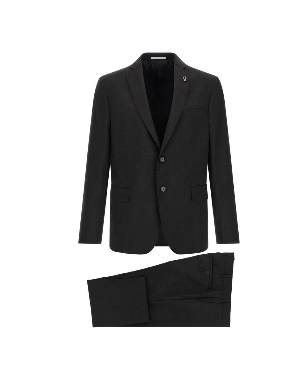 Pal Zileri Black Single Breasted Suits for men