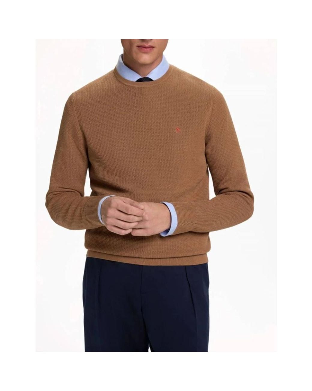 Carolina Herrera Brown Round-Neck Knitwear for men