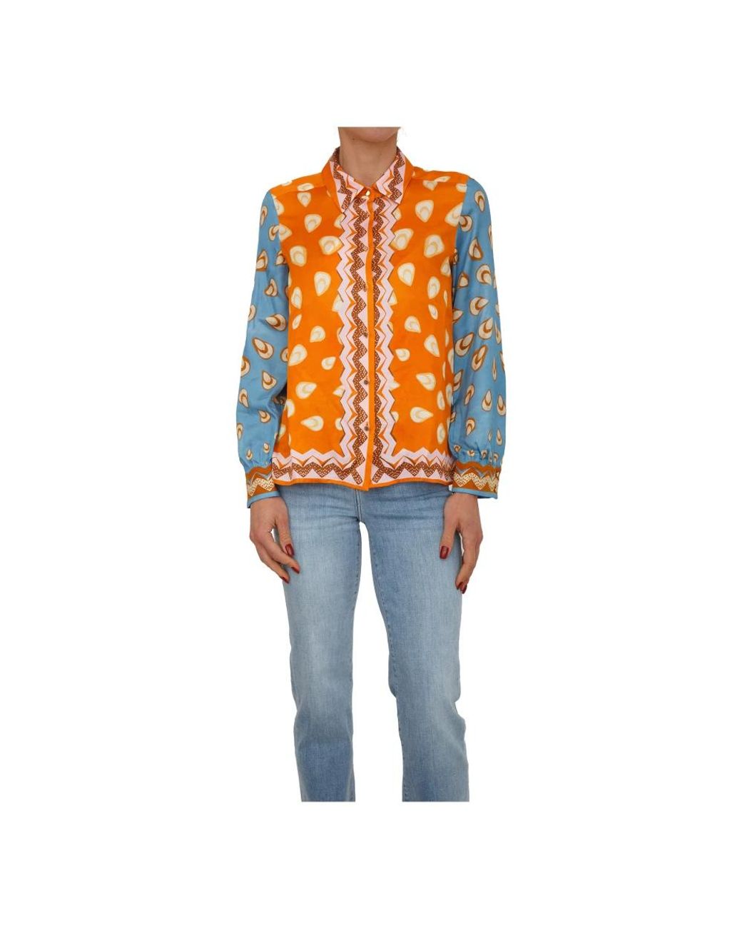 iBlues Camicia Arancione in het Blue