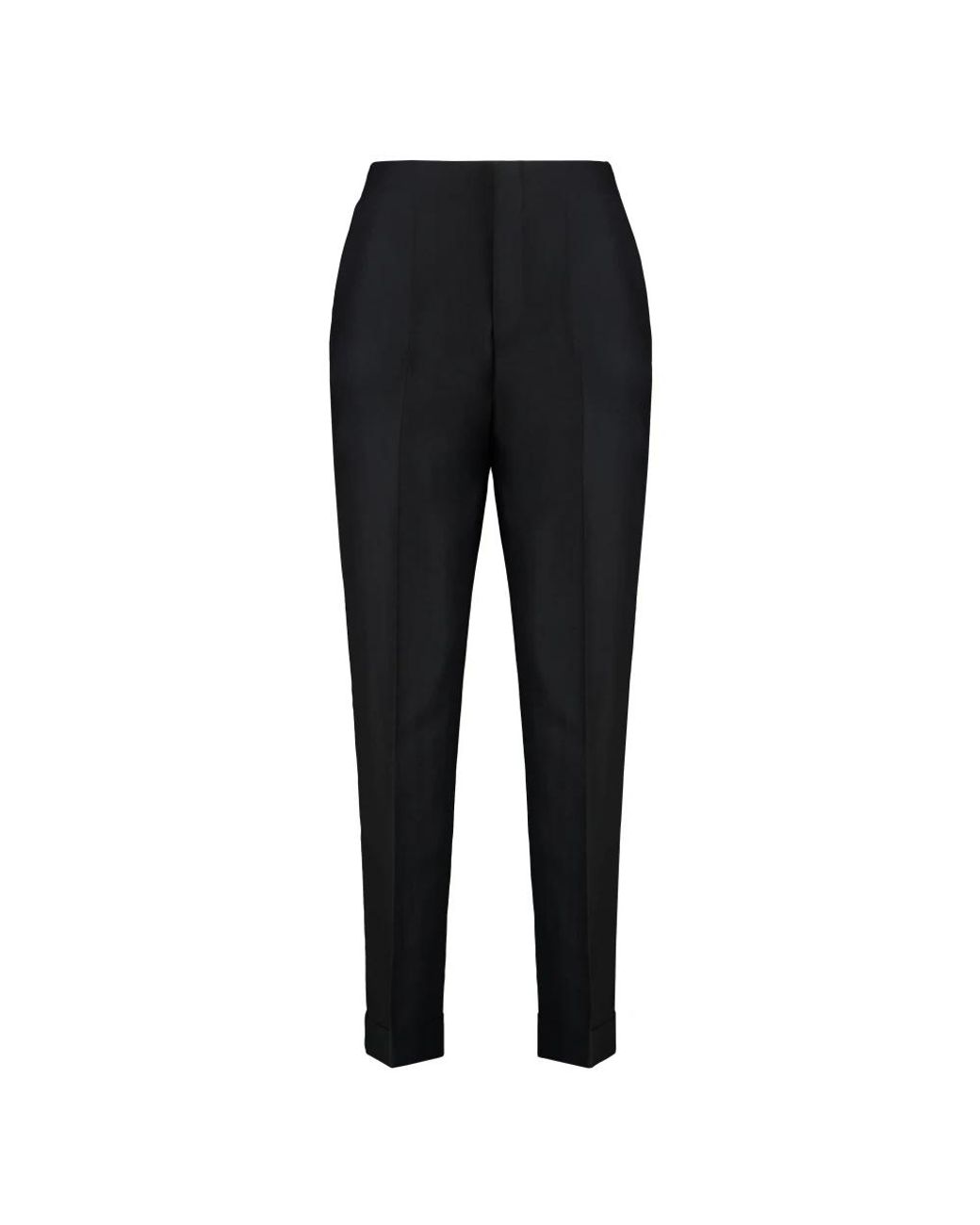 Alberta Ferretti Black Slim-Fit Trousers
