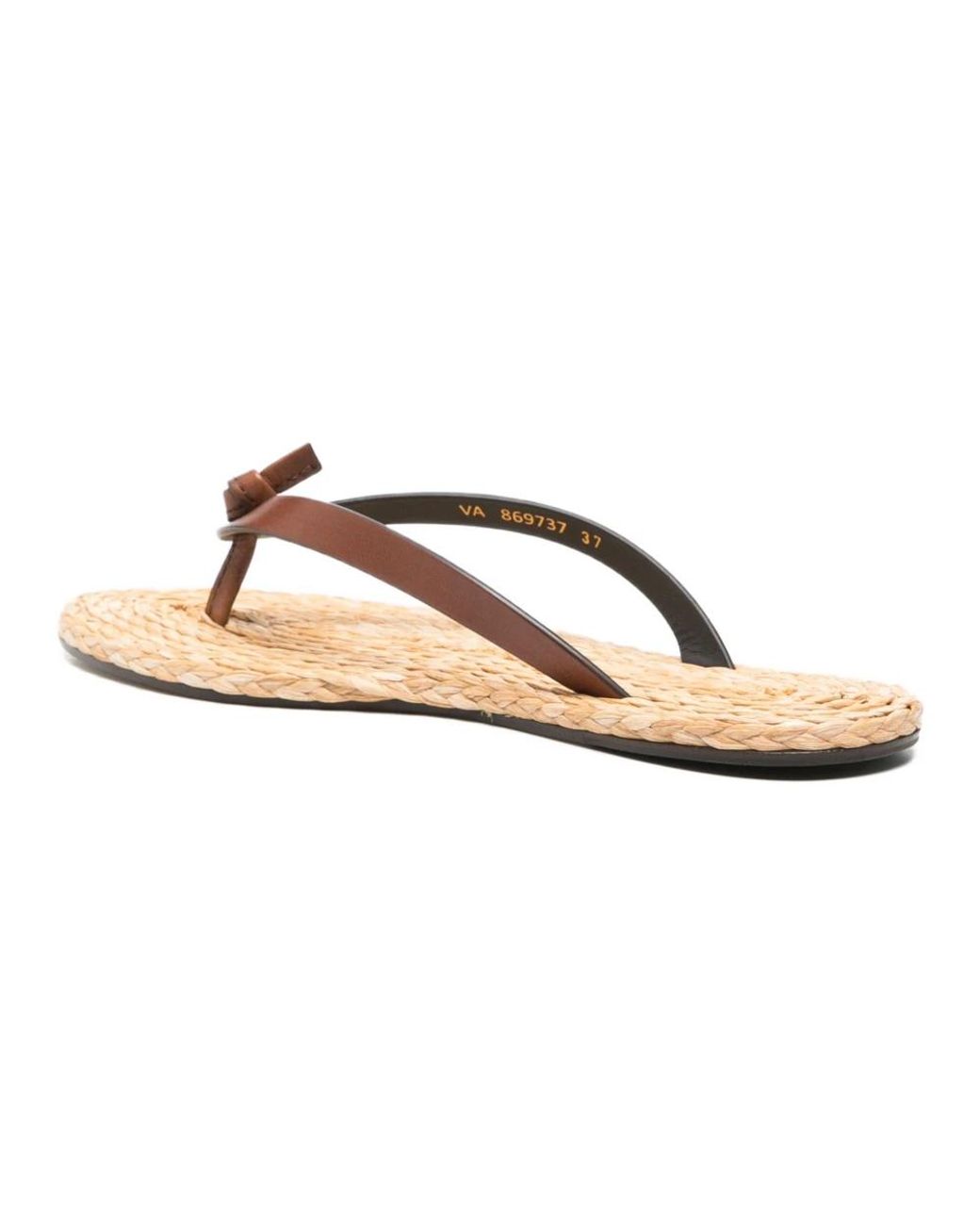 Saint Laurent Natural Pool-Flip-Flops