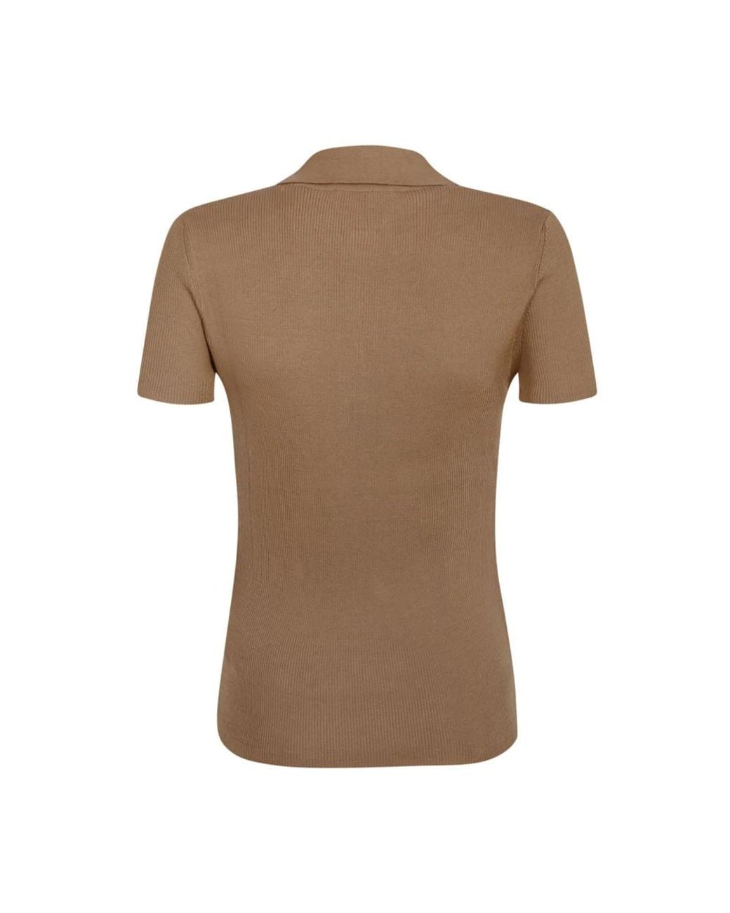 Max Mara Brown Polo Shirts
