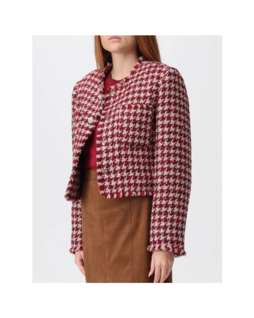 Tweed Jackets Liu Jo de color Red