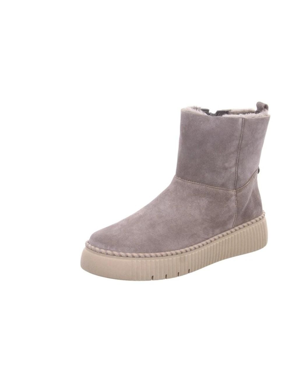Gabor Gray Plateau-Stiefelette