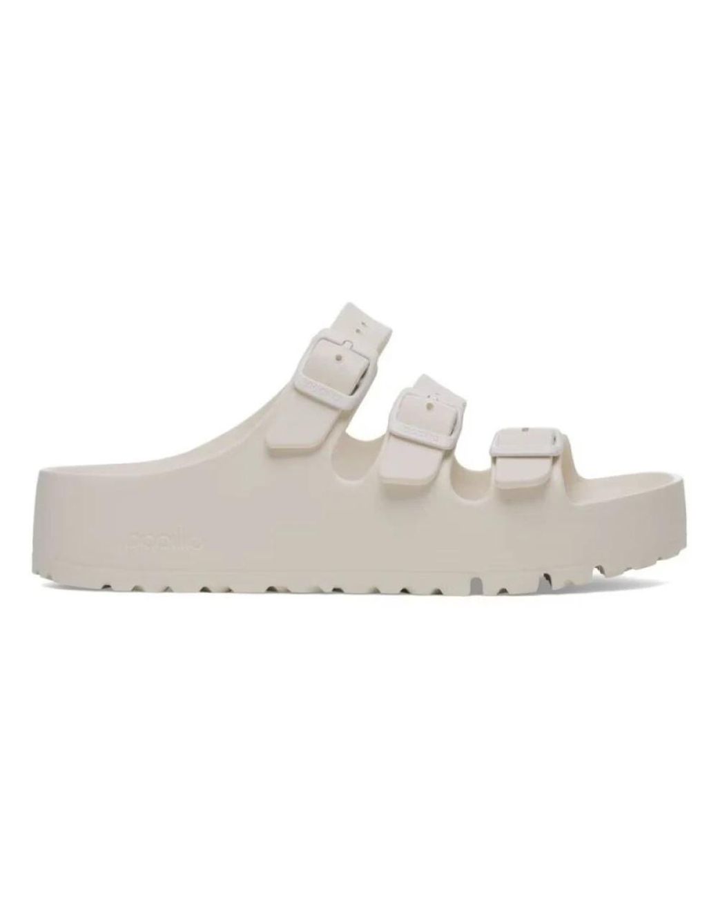 Birkenstock White Florida Iii Flex Platform Eva Sandal