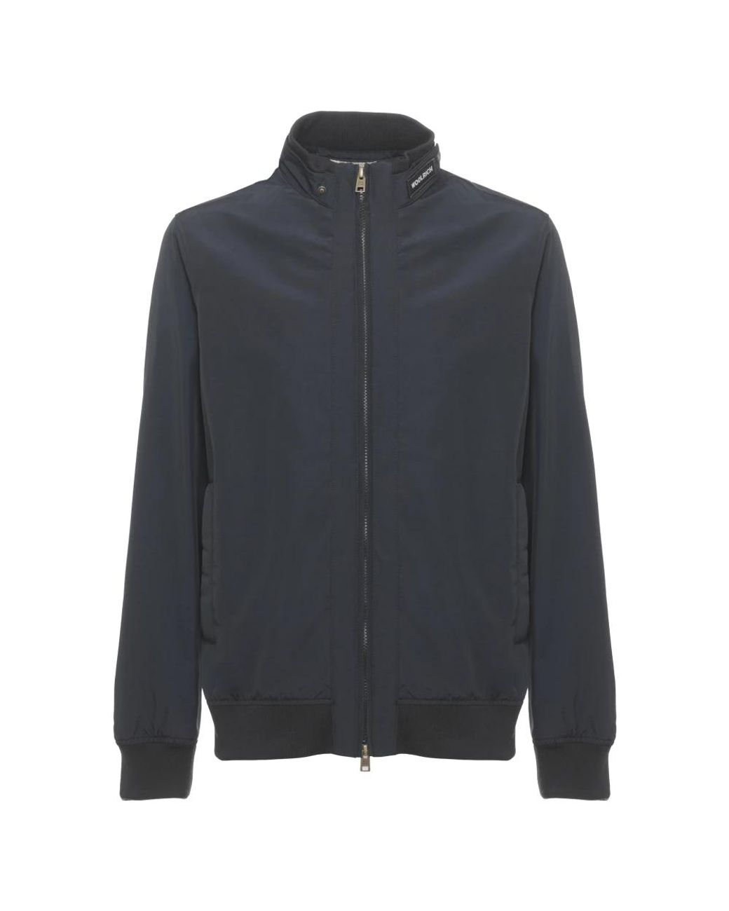 Woolrich Cotton Bomber in het Blue voor heren