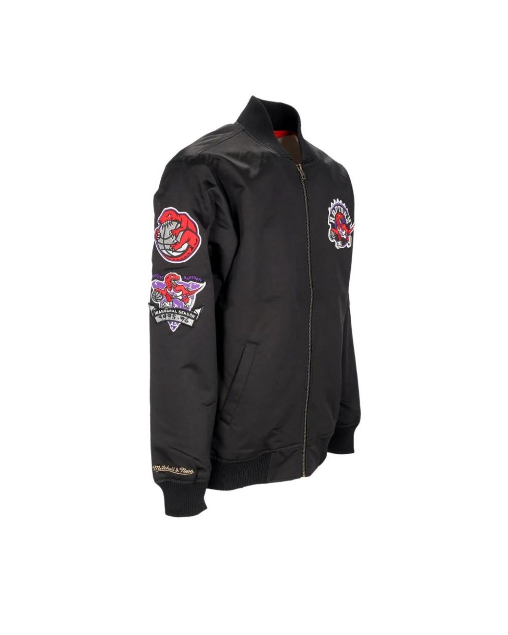 Mitchell & Ness Black Bomber Jackets for men