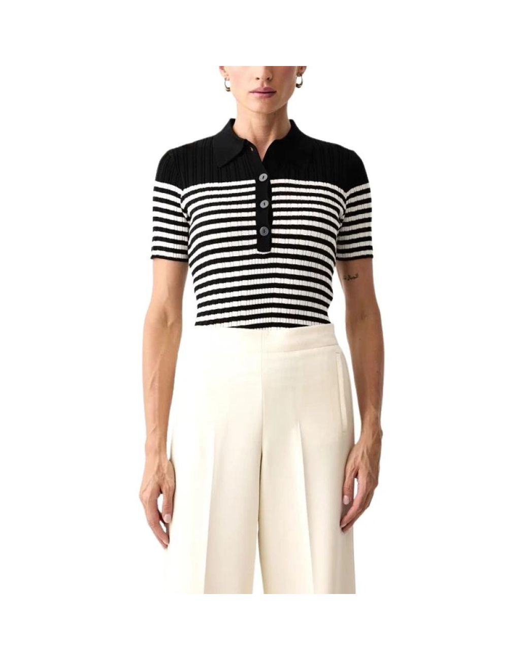 Marella Black Polo Shirts