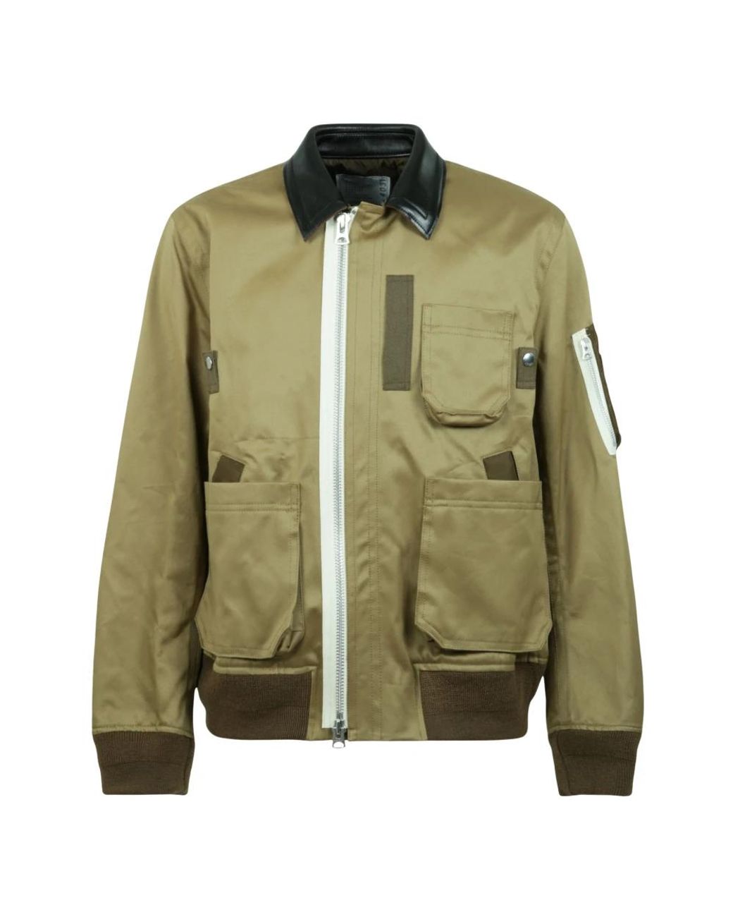 Sacai Green Bomber Jackets for men