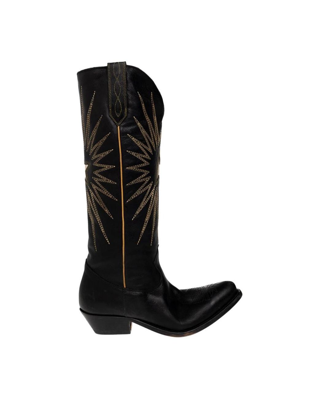 Golden Goose Deluxe Brand Black Cowboy Boots