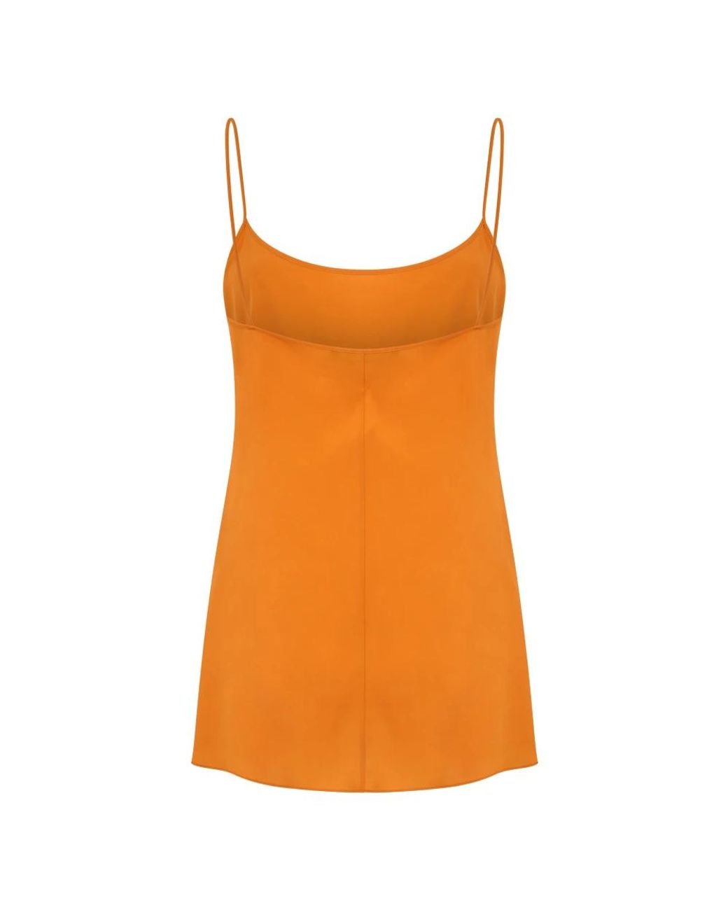 Alberta Ferretti Orange Sleeveless Tops
