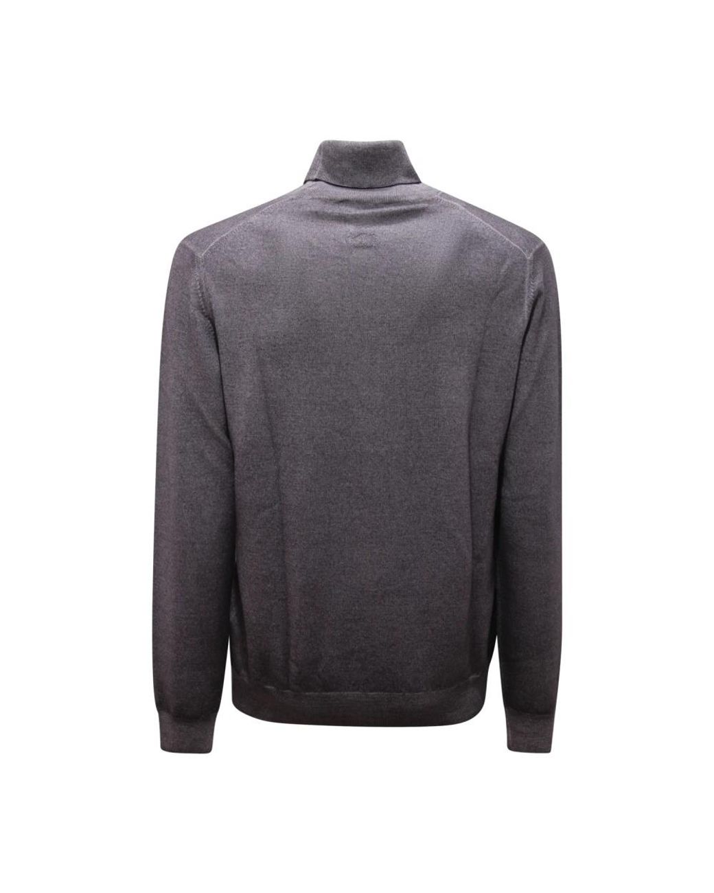 Lardini Gray Round-Neck Knitwear for men