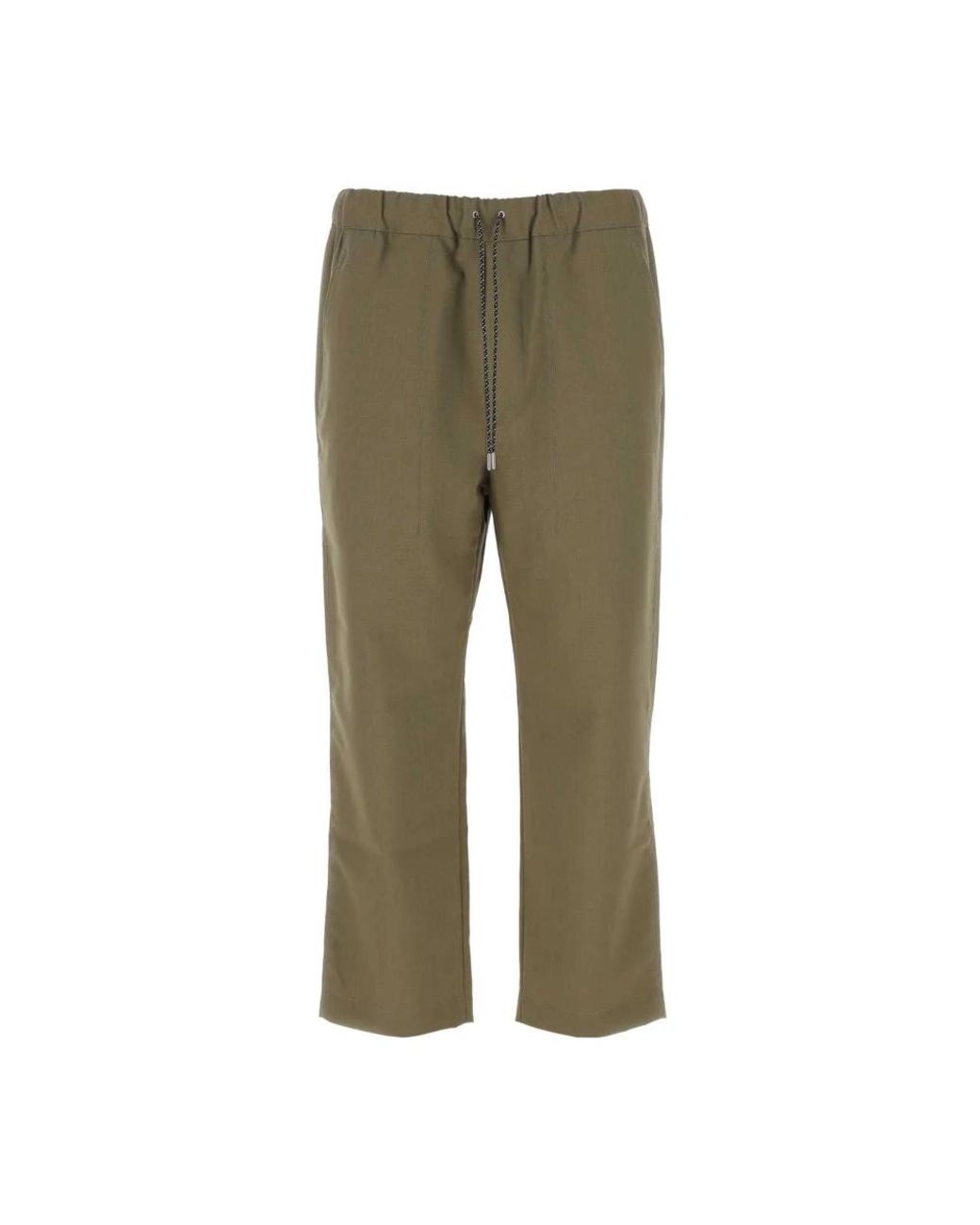 OAMC Green Cropped Trousers for men