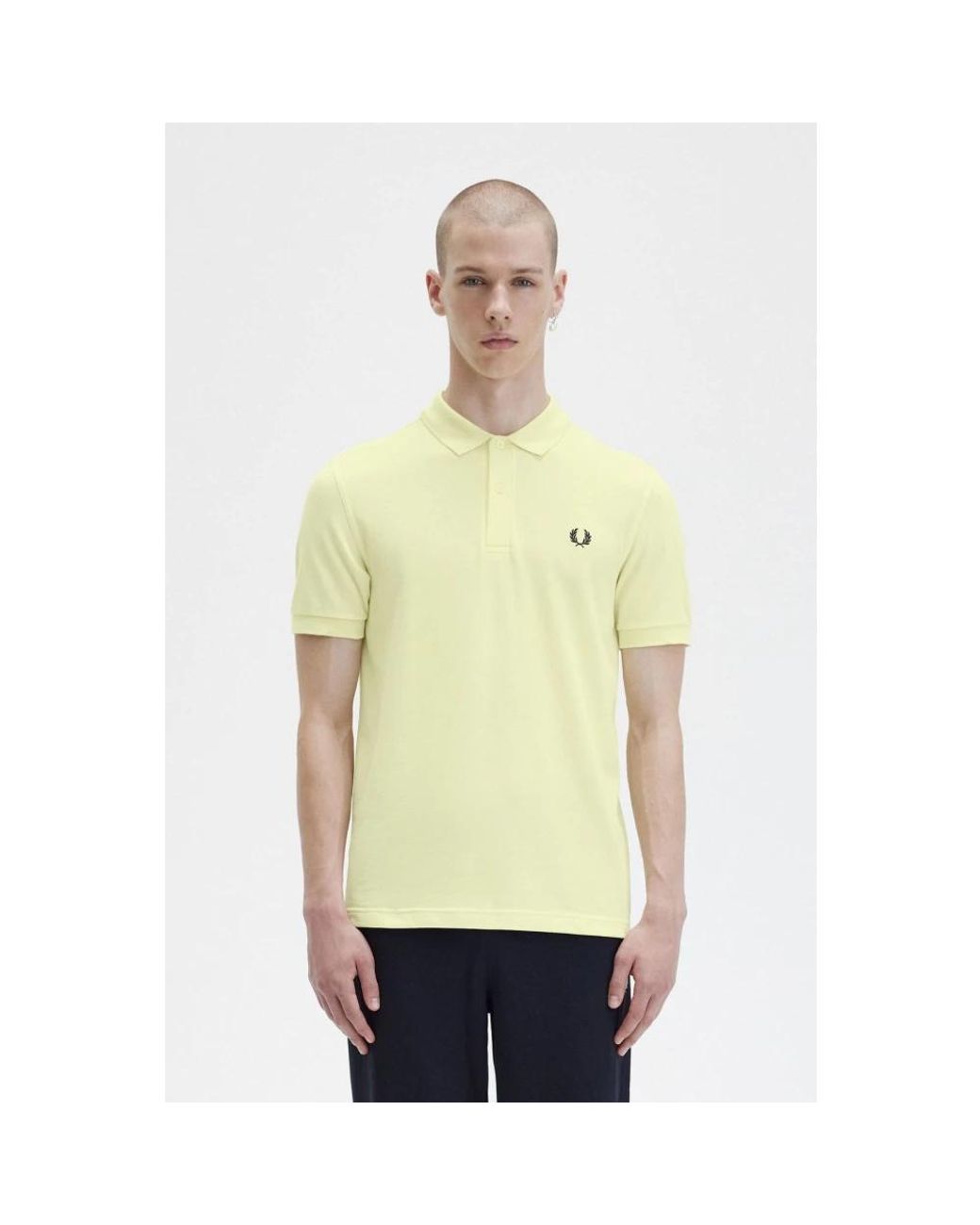 Fred Perry Yellow Polo Shirts for men