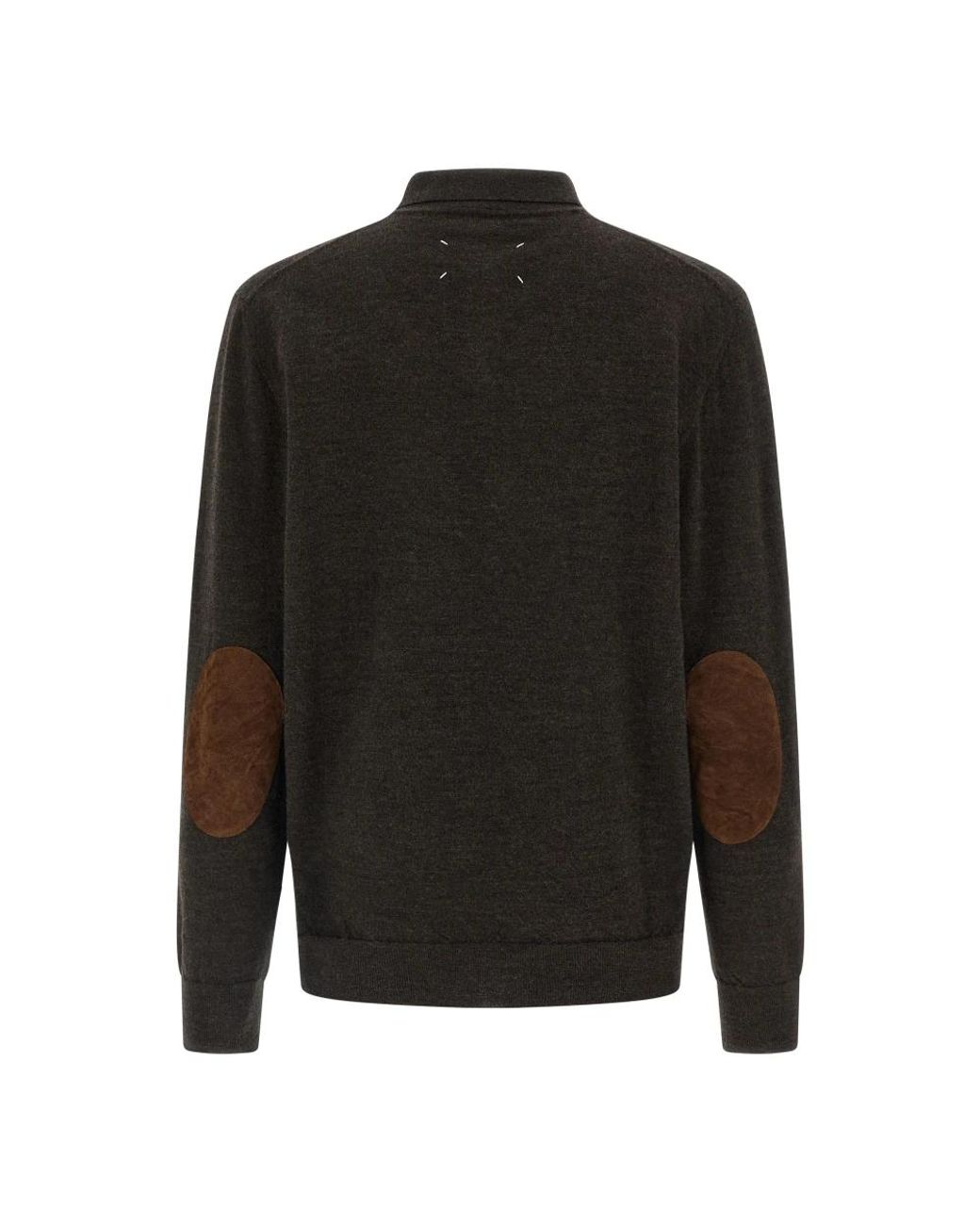 Maison Margiela Black Round-Neck Knitwear for men