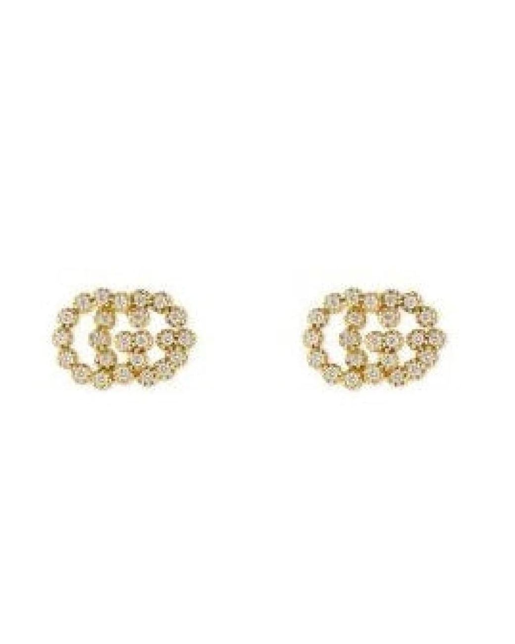 Earrings Gucci de color Metallic